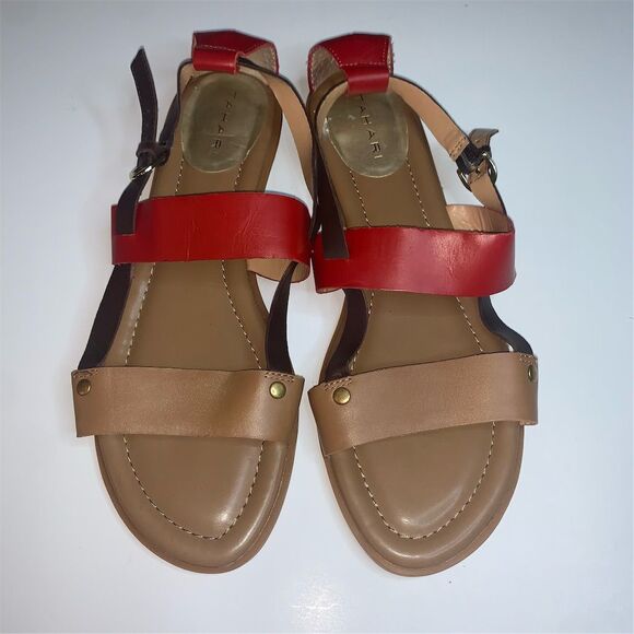 Tahari Shoes - Tahari Aura Women's Red Slingback Sandals Size 10M Casual Summer
